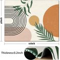 thumbnail image 2 of Office Chair Mat for Hardwood & Tile Floor,Boho Abstract Leaves 60"x48" Computer Chair Mat for Rolling Chairs Carpet, Under Desk Non Slip Gaming Rug, Low-Pile Rubber Backing Large Protector Mat, 2 of 5