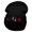 Black, variant on Dream Rocket Embroidered 12 Inch Long Knitted Beanie - White OSFM