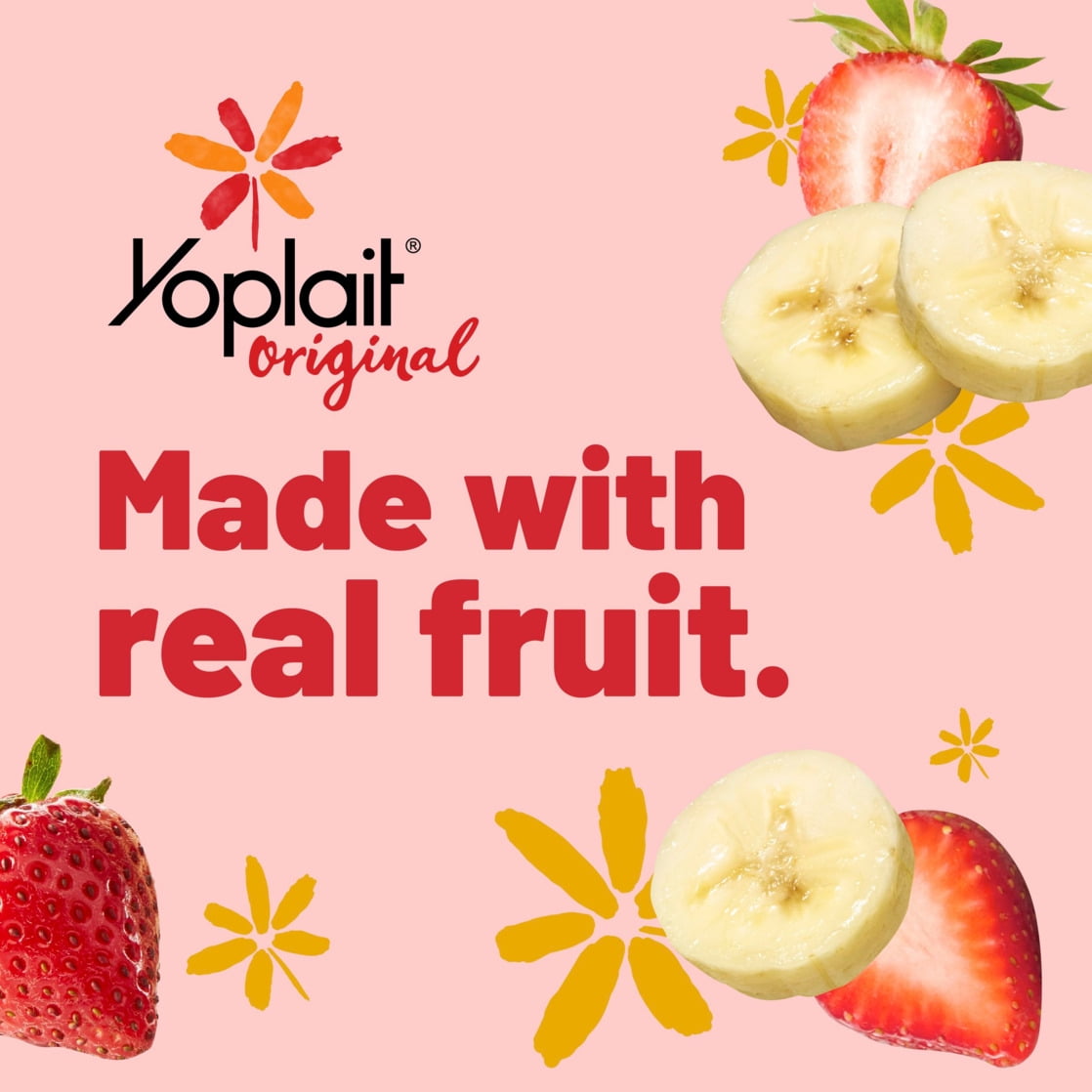 Yoplait Original Low Fat Yogurt Variety Pack, 12 Yogurt Cups, 72 oz