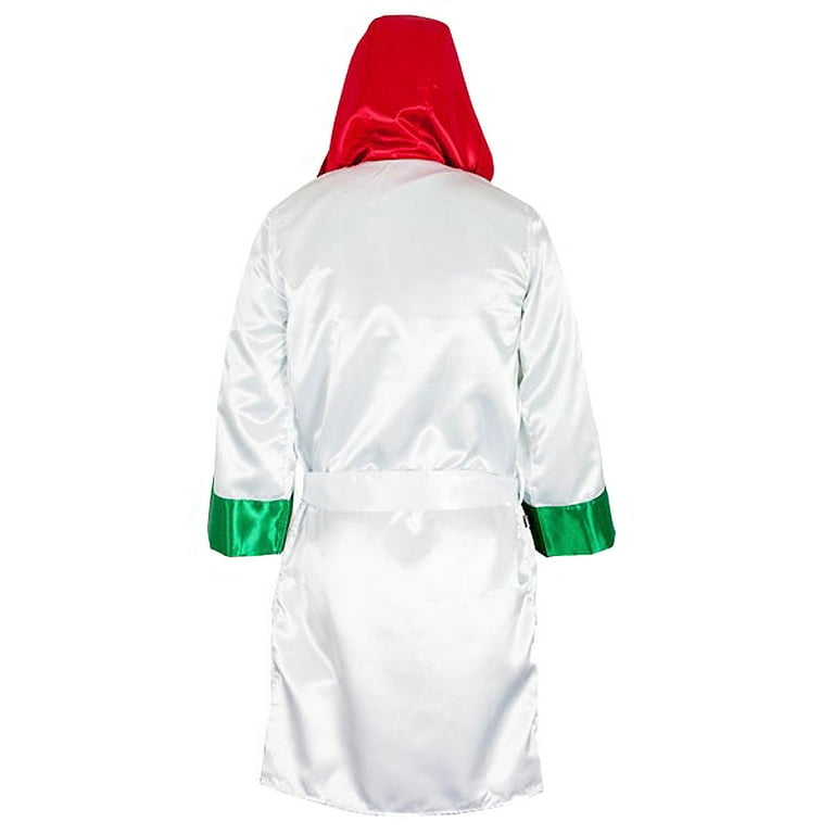  CLETO REYES Satin Boxing Robe with Hood for Men and