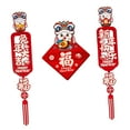 thumbnail image 4 of Traditional Lunar Chinese New Year Spring Couplets Fu Character Sticker Blessing Door Stickers Decorations Party Favours for Home Bedroom , Wear Hat, 4 of 9
