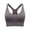 Purple, variant on Adjustable Sports Bras for Women: High Support Padded Racerback Sport for Large Bust Workout Running Gym Tank Top,White,M