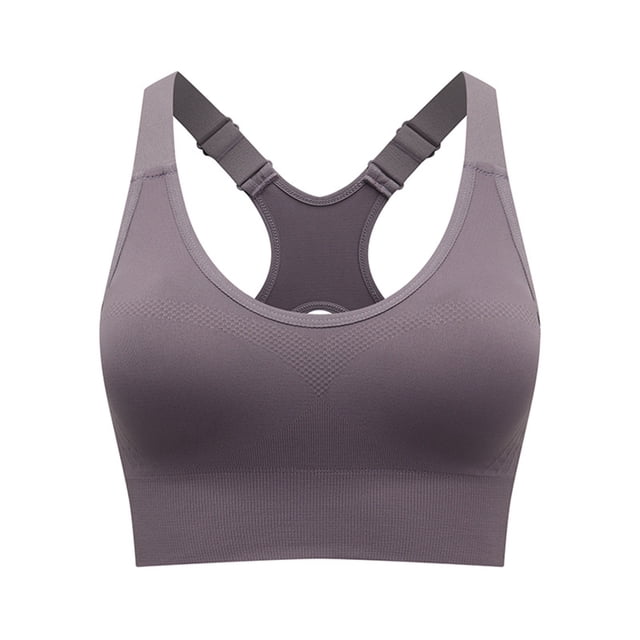 Brasieres de Mujer Sujetador Deportivo de Talla Grande para Mujer, con Tirantes Ajustables En La Parte Delantera, sin Aros, para Entrenamiento, Yoga, Running y Atletismo. Grande