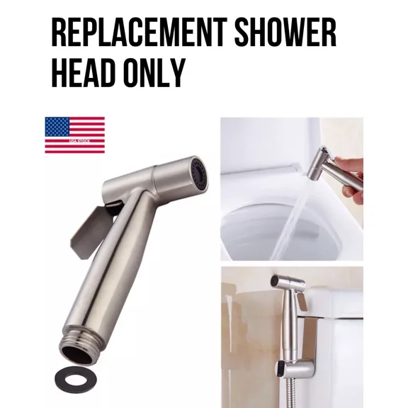 Cabezal De Ducha De Repuesto Acero Inoxidable Solo Para Rociador Pañales Bidé