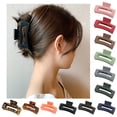 thumbnail image 3 of Pinces à Cheveux en Plastique 12 Pcs Pinces Carrées Barrettes Attrape-Cheveux pour Femmes, 3 of 10