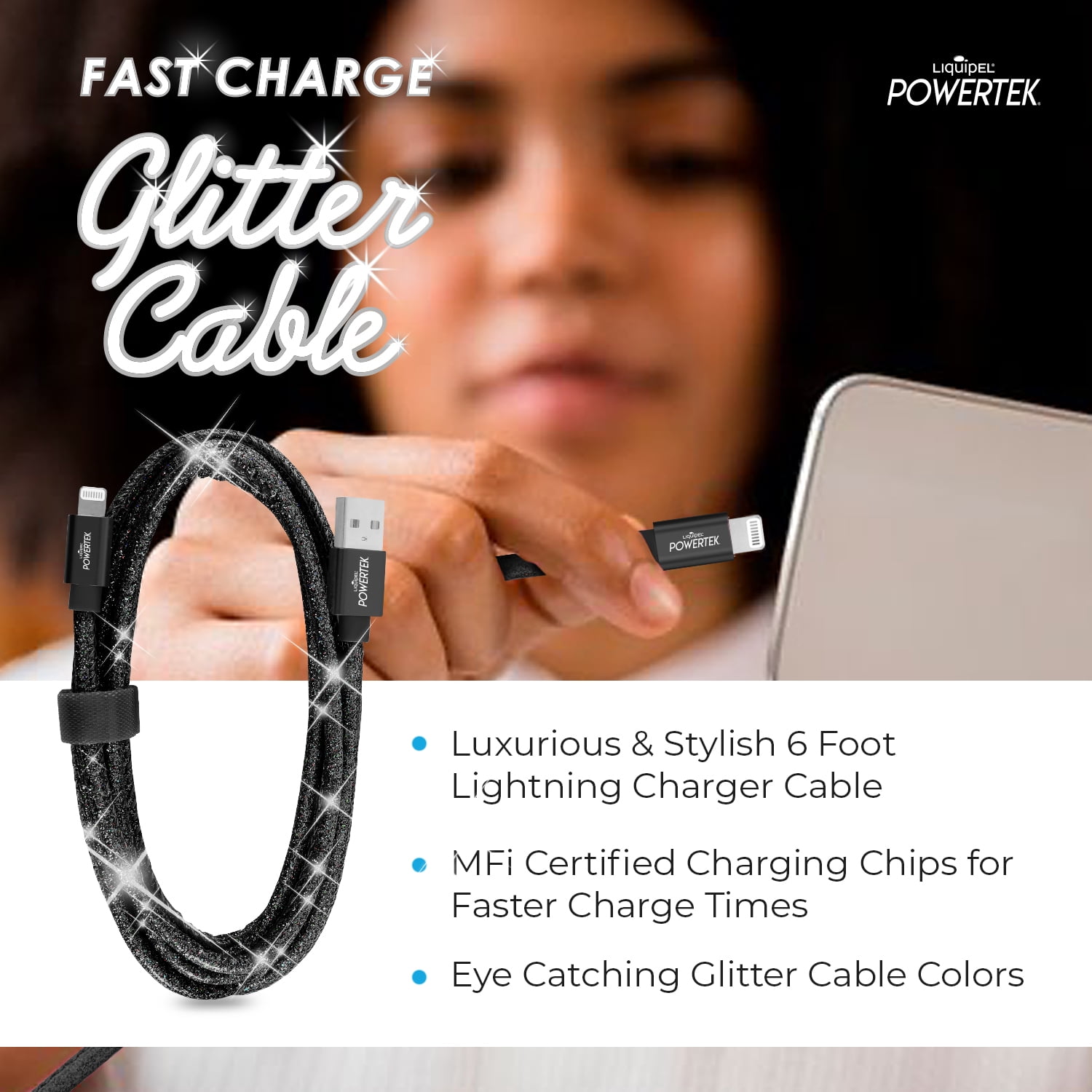 Liquipel Powertek Apple Lightning Cable