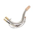 thumbnail image 4 of serony Brass Tenor Saxophone Bend Neck Solid Color Replacement Modified 27.5mm Nozzle Woodwind Instrument Sax Part Accessories Silver, 4 of 9
