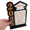 thumbnail image 3 of FONDOTIN Black Wooden Photo Frame for Graduation Party Decor Elegant Home Table Centerpiece 4x6 Inch, 3 of 5