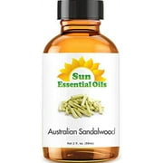 Sun Essential Oils 2oz .. - Sandalwood Essential Oil .. - 2 Fluid Ounces