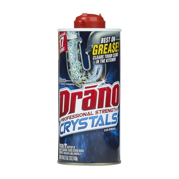 Drano Kitchen Crystals Clog Remover 18 Ounces