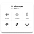 thumbnail image 3 of Lámpara de atmósfera acrílica recargable con control táctil inalámbrico para accesorios del hogar (C), 3 of 8