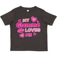 thumbnail image 3 of Inktastic Valentine's Day My Glamma Loves Me Hearts and Lips Boys or Girls Toddler T-Shirt, 3 of 5