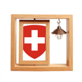 thumbnail image 1 of Suiza Europa emblema nacional Marco giratorio de madera 4x6, 1 of 3