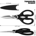 thumbnail image 2 of Kitchen Shears, Kitory Premium Heavy Duty Shears Ultra Sharp Stainless Steel Multi-Function Kitchen Scissors for Chicken/Poultry/Fish/Meat/Vegetables/Herbs/BBQ,2024 Gifts for Women and Men, 2 of 8