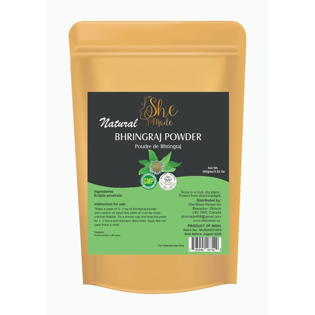 She Made Bhringraj Powder