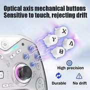 Handheld Wireless Hall Effect Game Controller for N-S and PC, Steam, IOS , Android
