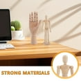 thumbnail image 3 of GOOHOCHY 2Pcs Human Figure Model for Artists and Children Beige 10 Inch, 3 of 8