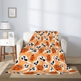 thumbnail image 7 of Halloween Blanket Throw Blanket for Couch Sofa and Bed, halloween pumpkin ghost fun Halloween Plush Throw Blanket, Halloween Decor Fuzzy Cuteness Comfy Flannel Blanket, 7 of 7