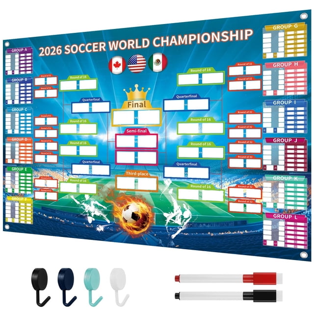 Póster Prothens Calendario del Mundial 2026 60x42 cm