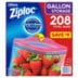 Product of Ziploc Easy Open Tabs Storage Gallon Bags (208 ct.) - Food Storage Bags & Containers [Bulk Savings]