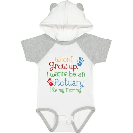 

Inktastic Actuary Like Mommy Gift Baby Boy or Baby Girl Bodysuit