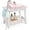 Lwhite, variant on HDPE Shower Bench for Inside Shower, Non-Slip Shower Stool with Handle & Storage Shelf, Bathroom Safety Seat for Shaving Legs, Elderly & Adults Gray