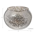 thumbnail image 2 of Mercure Curbed Tealight Silder Silver - Ensemble De 2, 2 of 3