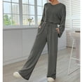 thumbnail image 4 of Women's Casual Long-Sleeve Homewear Set Autumn Winter, 4 of 7