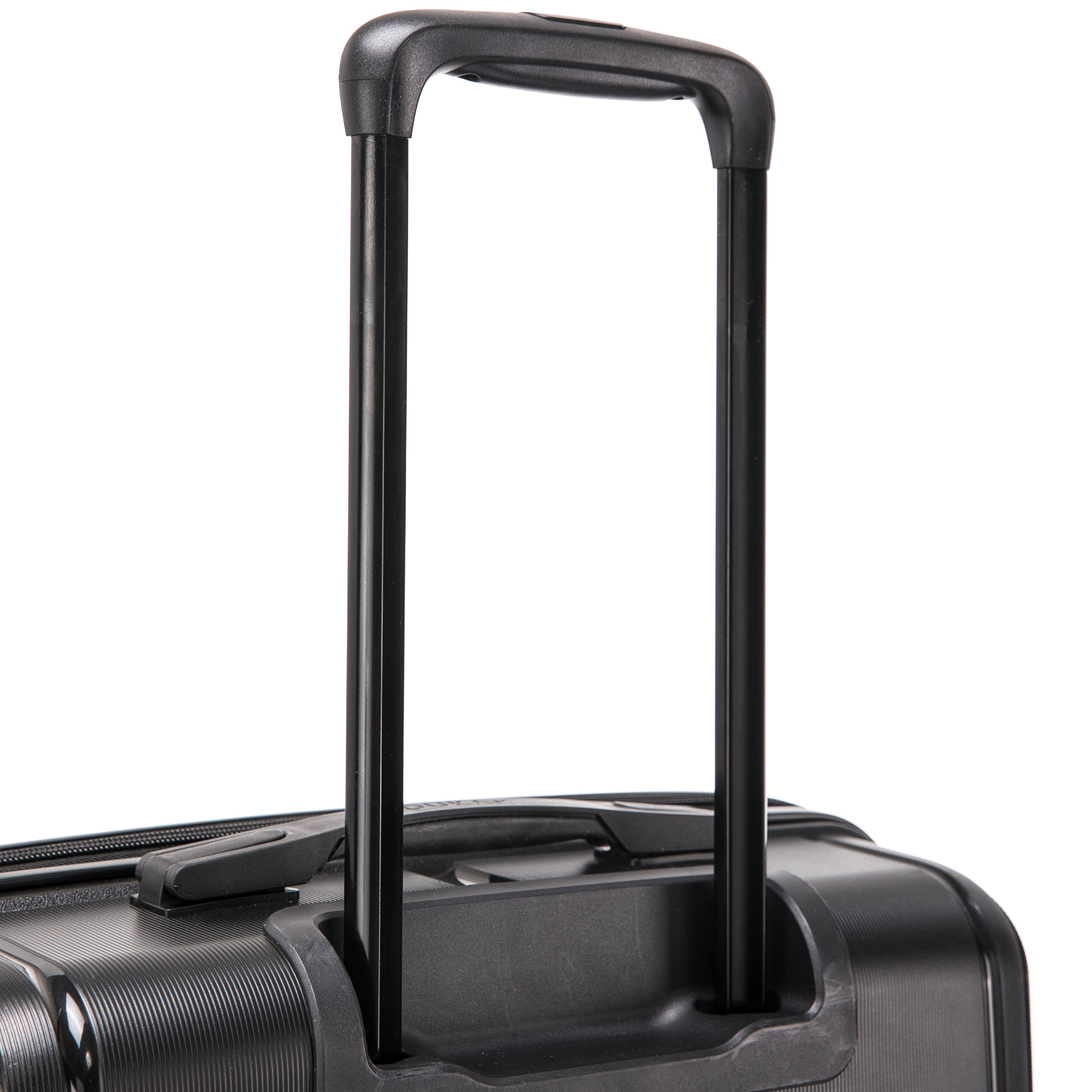 DUKAP AIRLEY 20" Lightweight Hardside Carry-On Luggage with Spinner Wheels, Handle and Trolley, Black