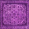 thumbnail image 1 of Ahgly Company Indoor Square Oriental Pink Industrial Area Rugs, 6' Square, 1 of 4