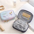 thumbnail image 3 of Gamvdout Portable Jewelry Storage Bag Fabric Travel Jewelry Box Earrings Rings Bracelets Watches Jewelry Storage Box, 3 of 7