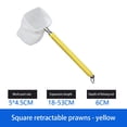thumbnail image 1 of LEEYNEER Fish Shrimp Skimming Net Fine Mesh Extendable Stainless Steel Handle Fishing Net 1X Telescopic Rod Clearance, 1 of 2