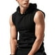 thumbnail image 1 of Camiseta sin mangas de entrenamiento para hombres,Camiseta sin mangas con capucha para hombres Camisas sin mangas para correr con capucha Camiseta sin mangas con capucha para hombres Resistente y resistente, 1 of 3