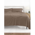thumbnail image 2 of Pure 1000 Thread Count PIMA Cotton- Sateen Weave 4-Piece Full XL(54"X80") Taupe, Single Ply Yarns, Sateen Weave, Fits Mattress 18"inch Deep Pocket, 2 of 4