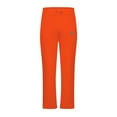 thumbnail image 3 of Riecok Pants for Men Elastic Waist Drawstring Solid Color Straight Leg Running Workout Gym Pants with Pockets Orange XXL, 3 of 4
