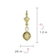 thumbnail image 4 of Bling Jewelry Womens Set of 2 Elegant Vintage Drop Ball Earrings Gold Plated, 4 of 5