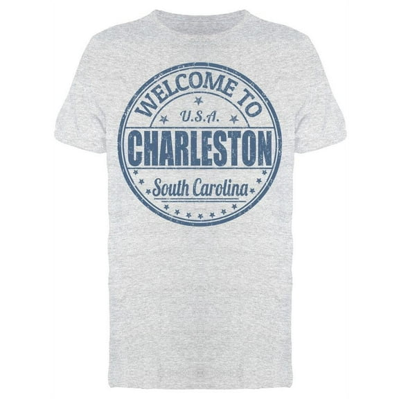 Welcome To Charleston Usa T-Shirt Men -Image by Shutterstock, Male Large