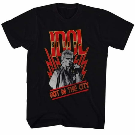 Billy Idol Music Hot In The City Adult Short Sleeve T Shirt