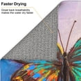 thumbnail image 6 of Naloa Oil Painting Beautiful Butterfly Dish Drying Mat for Kitchen Counter, Heat Resistant Drainer Mats, Absorbent Draining Mat,Dish Rack Pad,16"x18", 6 of 8