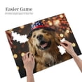 thumbnail image 2 of 500-Piece Wooden Jigsaw Puzzle for Adults - Dog American Flag Hat Fireworks , Fun & Relaxing Interlocking No-Dust Puzzle for Family, Home Decor & Holiday Gifts, 2 of 7