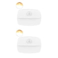thumbnail image 3 of Matsuzay 1/3/6 Uds luz de noche luz de inducción automática pasillo de casa lámpara de noche armario 4,5 V 0,5 W Blanco cálido PC 1 2piezas Matsuzay CBP260442, 3 of 6