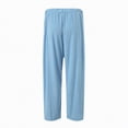 thumbnail image 6 of NOLDARES Baggy Sweatpants Men, Men's Lightweight Sweatpants Open Bottom Joggers Sweat Pants Casual Wide Leg Lounge Pants(Blue,2XL), 6 of 9