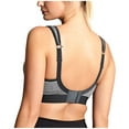 thumbnail image 2 of Panache Boundless Racerback Non-Wire Sports Bra (7341),28DD,Charcoal Marl, 2 of 4