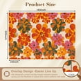 thumbnail image 3 of Wallpaper Seamless 70s retro floral vintage daisy flowers Peel and Stick Wall Murals 100"H x 144"W Removable PVC Wall Paper Self-Adhesive Wall Paintings Art Decor for Bedroom Living Room, 3 of 7