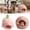 Pink, variant on Peach Shaped Hamster Bed Small Animal Cave House Cozy Hideout Washable Semi-Enclosed Nest for Guinea Pigs Hedgehogs Gerbils Hamsters Cage Habitat Indoor Use