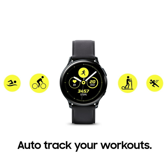 SAMSUNG Galaxy Watch Active 2 Aluminum Smart Watch (44mm) - Aqua Black - SM-R820NZKAXAR