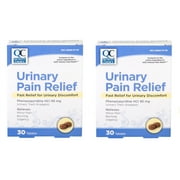 2 Pack Quality Choice Urinary Pain Relief, 30 Tablets