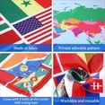 thumbnail image 2 of Bandera del mundo, banderas internacionales, banderas de países, fondo de bandera, decoración con ojales de latón | MAZE, 2 of 5