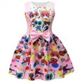 thumbnail image 1 of Super Kitties Vestido De Princesa Rosa Púrpura Para Niños , Halloween , Navidad , Fiesta De Cumpleaños , Disfraz Para Niñas , Ajuste De 3 Años A 9, 1 of 4