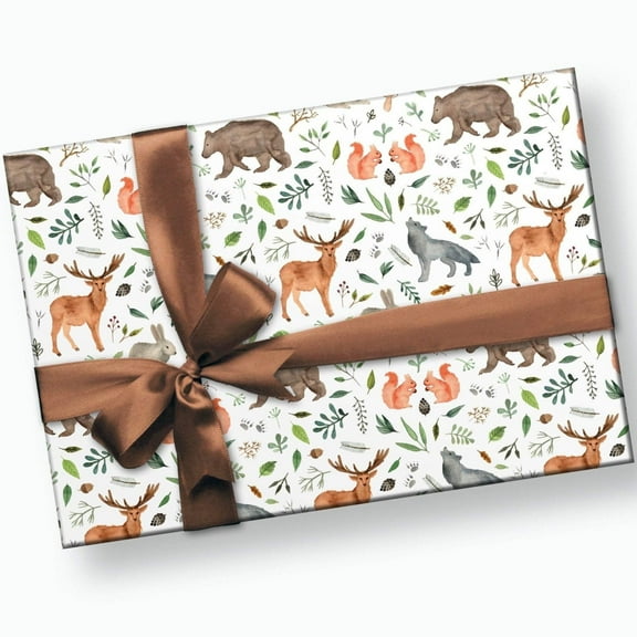Forest Animal Wrapping Paper